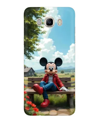Чехол для Samsung Galaxy J7 2016 (J710, J7108) с картинкой «Микки на скамейке» Чехол для Samsung Galaxy J7 2016 (J710, J7108) с картинкой «Микки на скамейке»
