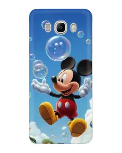 Чехол для Samsung Galaxy J7 2016 (J710, J7108) с картинкой «Mickey и мыльные пузыри»