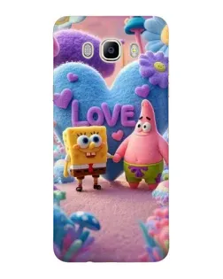 Чехол для Samsung Galaxy J7 2016 (J710, J7108) с картинкой «Губка Боб Патрик»
