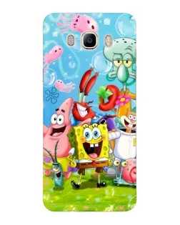 Чехол для Samsung Galaxy J7 2016 (J710, J7108) с картинкой «Губка Боб и друзья» Чехол для Samsung Galaxy J7 2016 (J710, J7108) с картинкой «Губка Боб и друзья»