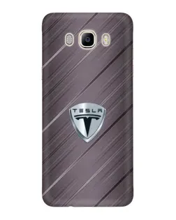 Чехол для Samsung Galaxy J7 2016 (J710, J7108) с картинкой «Металлическая текстура Tesla» Чехол для Samsung Galaxy J7 2016 (J710, J7108) с картинкой «Металлическая текстура Tesla»