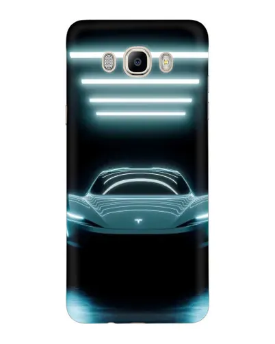 Чехол для Samsung Galaxy J7 2016 (J710, J7108) с картинкой «Tesla в неоне» Чехол для Samsung Galaxy J7 2016 (J710, J7108) с картинкой «Tesla в неоне»