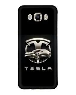 Чехол для Samsung Galaxy J7 2016 (J710, J7108) с картинкой «Tesla — серебристое авто» Чехол для Samsung Galaxy J7 2016 (J710, J7108) с картинкой «Tesla — серебристое авто»