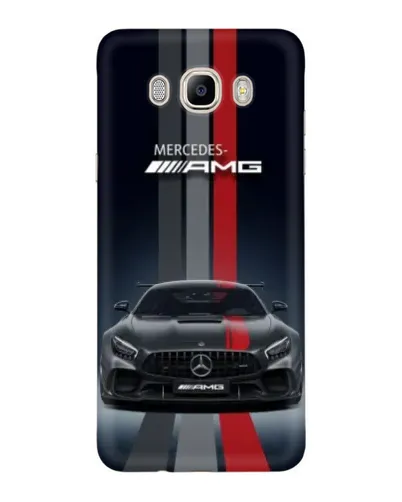 Чехол для Samsung Galaxy J7 2016 (J710, J7108) с картинкой «Mercedes — белый карбон»