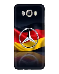 Чехол для Samsung Galaxy J7 2016 (J710, J7108) с картинкой «Mercedes — флаг Германии»