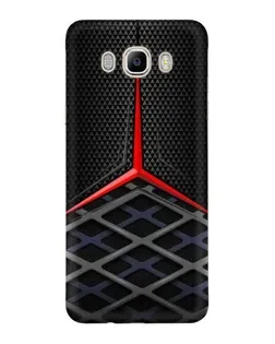 Чехол для Samsung Galaxy J7 2016 (J710, J7108) с картинкой «Mercedes Carbon Grid»