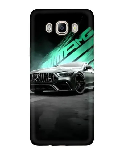 Чехол для Samsung Galaxy J7 2016 (J710, J7108) с картинкой «Темный Mercedes AMG»