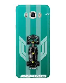 Чехол для Samsung Galaxy J7 2016 (J710, J7108) с картинкой «Mercedes AMG Petronas»