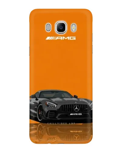 Чехол для Samsung Galaxy J7 2016 (J710, J7108) с картинкой «Оранжевый Mercedes AMG»