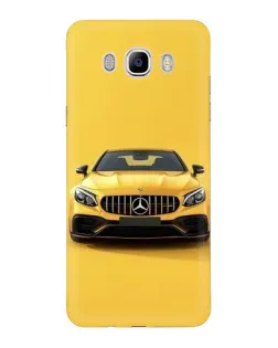 Чехол для Samsung Galaxy J7 2016 (J710, J7108) с картинкой «Желтый Mercedes GT»
