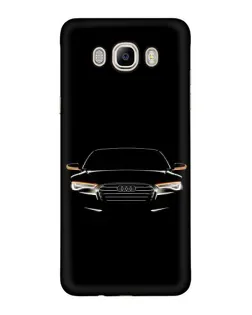 Чехол для Samsung Galaxy J7 2016 (J710, J7108) с картинкой «Audi — ночной контур»