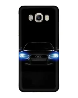 Чехол для Samsung Galaxy J7 2016 (J710, J7108) с картинкой «Audi в неоне»