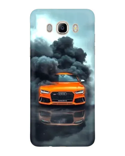 Чехол для Samsung Galaxy J7 2016 (J710, J7108) с картинкой «Audi в облаках дыма»
