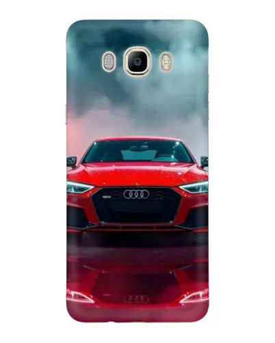 Чехол для Samsung Galaxy J7 2016 (J710, J7108) с картинкой «Audi RS — красный стиль»