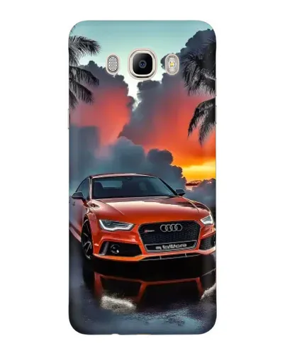 Чехол для Samsung Galaxy J7 2016 (J710, J7108) с картинкой «Audi — закат»