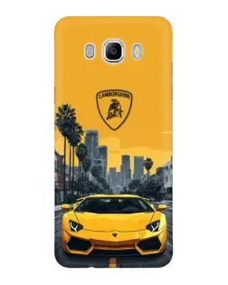 Чехол для Samsung Galaxy J7 2016 (J710, J7108) с картинкой «Желтый Lamborghini город» Чехол для Samsung Galaxy J7 2016 (J710, J7108) с картинкой «Желтый Lamborghini город»