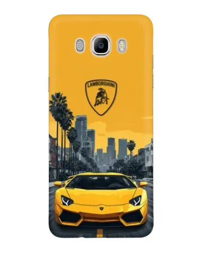 Чехол для Samsung Galaxy J7 2016 (J710, J7108) с картинкой «Желтый Lamborghini город» Чехол для Samsung Galaxy J7 2016 (J710, J7108) с картинкой «Желтый Lamborghini город»