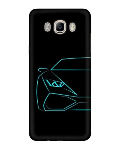 Чехол для Samsung Galaxy J7 2016 (J710, J7108) с картинкой «Голубой силуэт Lamborghini» Чехол для Samsung Galaxy J7 2016 (J710, J7108) с картинкой «Голубой силуэт Lamborghini»