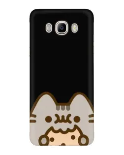 Чехол для Samsung Galaxy J7 2016 (J710, J7108) с картинкой «Пушин на черном» Чехол для Samsung Galaxy J7 2016 (J710, J7108) с картинкой «Пушин на черном»