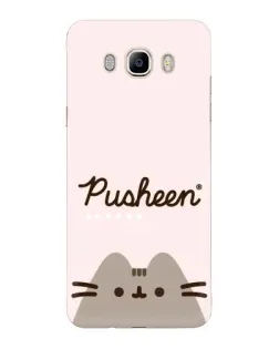 Чехол для Samsung Galaxy J7 2016 (J710, J7108) с картинкой «Pusheen логотип» Чехол для Samsung Galaxy J7 2016 (J710, J7108) с картинкой «Pusheen логотип»