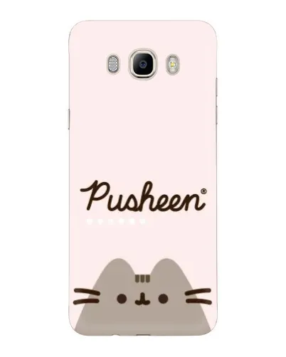 Чехол для Samsung Galaxy J7 2016 (J710, J7108) с картинкой «Pusheen логотип»