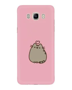 Чехол для Samsung Galaxy J7 2016 (J710, J7108) с картинкой «Pusheen сердце» Чехол для Samsung Galaxy J7 2016 (J710, J7108) с картинкой «Pusheen сердце»