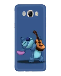 Чехол для Samsung Galaxy J7 2016 (J710, J7108) с картинкой «Стич с укулеле»