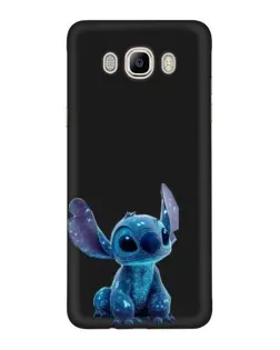 Чехол для Samsung Galaxy J7 2016 (J710, J7108) с картинкой «Стич на черном»