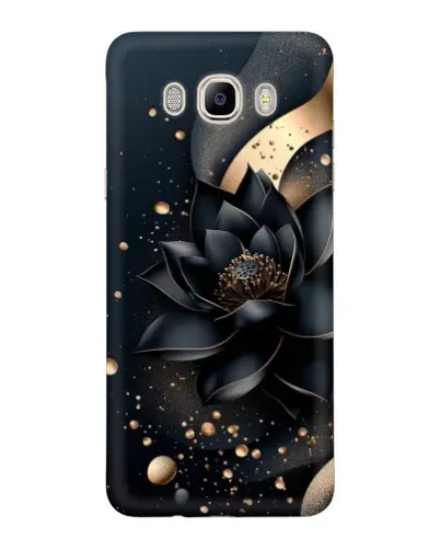 Чехол для Samsung Galaxy J7 2016 (J710, J7108) с картинкой «Черный лотос»