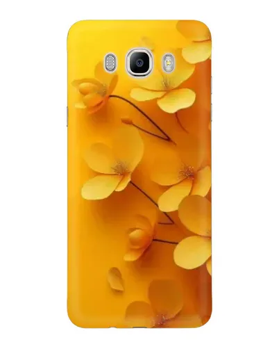 Чехол для Samsung Galaxy J7 2016 (J710, J7108) с картинкой «Золотые лепестки»