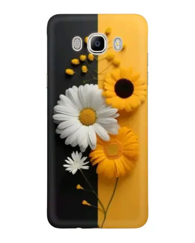 Чехол для Samsung Galaxy J7 2016 (J710, J7108) с картинкой «Подсолнух и ромашка»