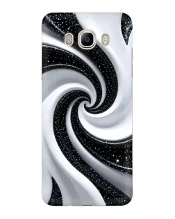 Чехол для Samsung Galaxy J7 2016 (J710, J7108) с картинкой «Черно-белая спираль» Чехол для Samsung Galaxy J7 2016 (J710, J7108) с картинкой «Черно-белая спираль»
