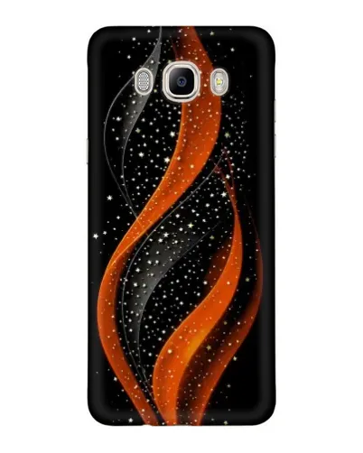 Чехол для Samsung Galaxy J7 2016 (J710, J7108) с картинкой «Огненная звездная волна»