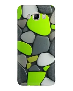 Чехол для Samsung Galaxy J7 2016 (J710, J7108) с картинкой «Яркая неоновая галька»