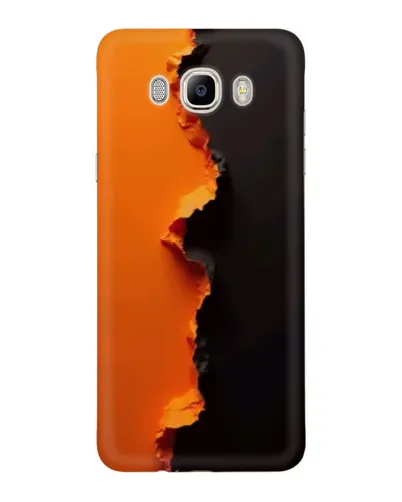 Чехол для Samsung Galaxy J7 2016 (J710, J7108) с картинкой «Оранжевый разлом»