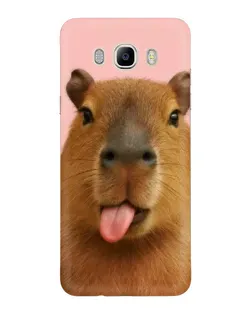 Чехол для Samsung Galaxy J7 2016 (J710, J7108) с картинкой «Капибара с языком» Чехол для Samsung Galaxy J7 2016 (J710, J7108) с картинкой «Капибара с языком»