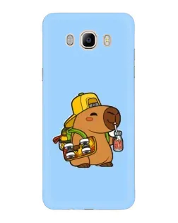 Чехол для Samsung Galaxy J7 2016 (J710, J7108) с картинкой «Капибара на скейте» Чехол для Samsung Galaxy J7 2016 (J710, J7108) с картинкой «Капибара на скейте»