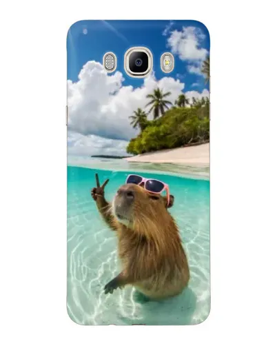 Чехол для Samsung Galaxy J7 2016 (J710, J7108) с картинкой «Капибара на море» Чехол для Samsung Galaxy J7 2016 (J710, J7108) с картинкой «Капибара на море»