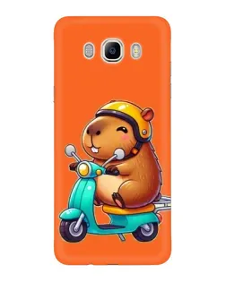 Чехол для Samsung Galaxy J7 2016 (J710, J7108) с картинкой «Капибара на скутере» Чехол для Samsung Galaxy J7 2016 (J710, J7108) с картинкой «Капибара на скутере»