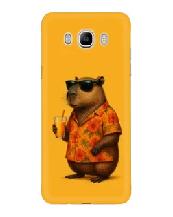 Чехол для Samsung Galaxy J7 2016 (J710, J7108) с картинкой «Капибара на отдыхе» Чехол для Samsung Galaxy J7 2016 (J710, J7108) с картинкой «Капибара на отдыхе»