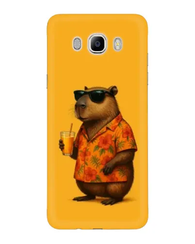 Чехол для Samsung Galaxy J7 2016 (J710, J7108) с картинкой «Капибара на отдыхе» Чехол для Samsung Galaxy J7 2016 (J710, J7108) с картинкой «Капибара на отдыхе»