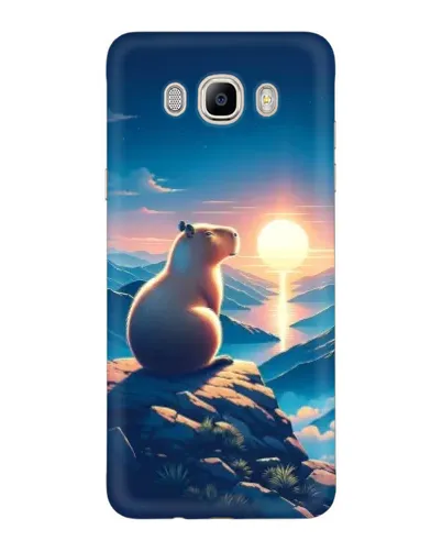 Чехол для Samsung Galaxy J7 2016 (J710, J7108) с картинкой «Закат солнца с капибарой» Чехол для Samsung Galaxy J7 2016 (J710, J7108) с картинкой «Закат солнца с капибарой»