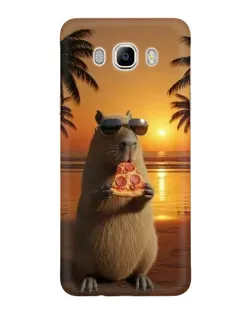 Чехол для Samsung Galaxy J7 2016 (J710, J7108) с картинкой «Капибара с пиццей» Чехол для Samsung Galaxy J7 2016 (J710, J7108) с картинкой «Капибара с пиццей»