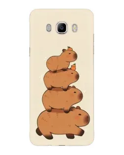 Чехол для Samsung Galaxy J7 2016 (J710, J7108) с картинкой «Башня из капибар» Чехол для Samsung Galaxy J7 2016 (J710, J7108) с картинкой «Башня из капибар»