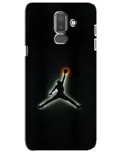 Чехол для Samsung Galaxy J8 2018 (J810) с картинкой «Jordan Gradient Logo»