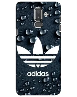Чехол для Samsung Galaxy J8 2018 (J810) с картинкой «Adidas Trefoil Blue»