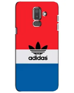 Чехол для Samsung Galaxy J8 2018 (J810) с картинкой «Ретро блоки Adidas»