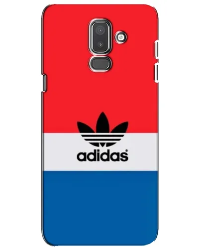 Чехол для Samsung Galaxy J8 2018 (J810) с картинкой «Ретро блоки Adidas»