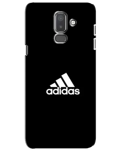 Чехол для Samsung Galaxy J8 2018 (J810) с картинкой «Черная классика Adidas»