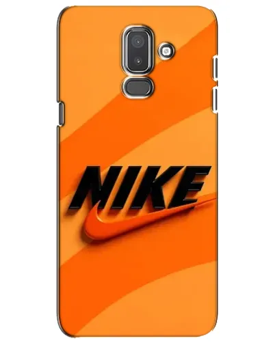 Чехол для Samsung Galaxy J8 2018 (J810) с картинкой «Оранжевый драйв Nike»